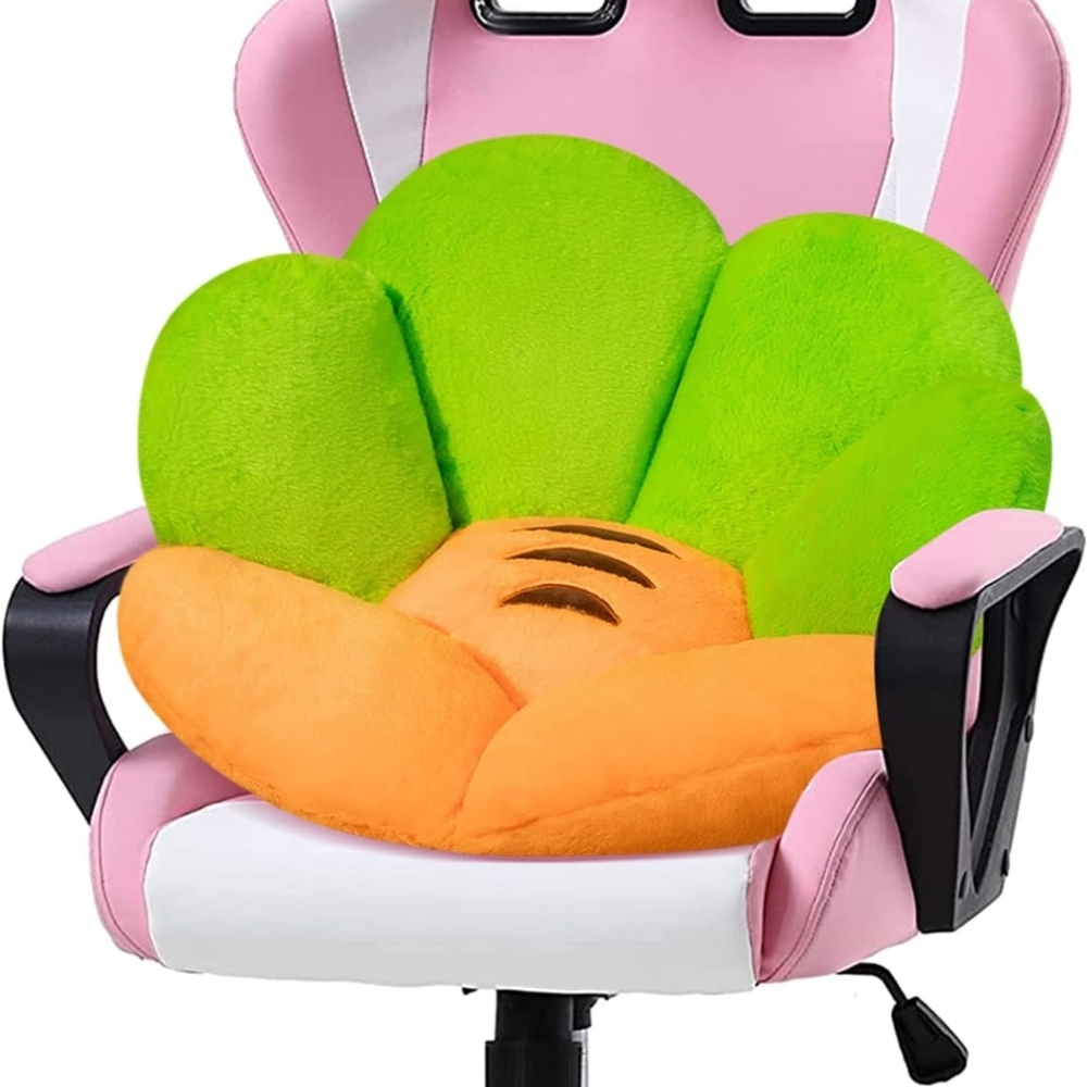Ditucu Cute Carrot Shaped Chair Cushion Comfy Seat Cushions Kawaii Gaming Chair